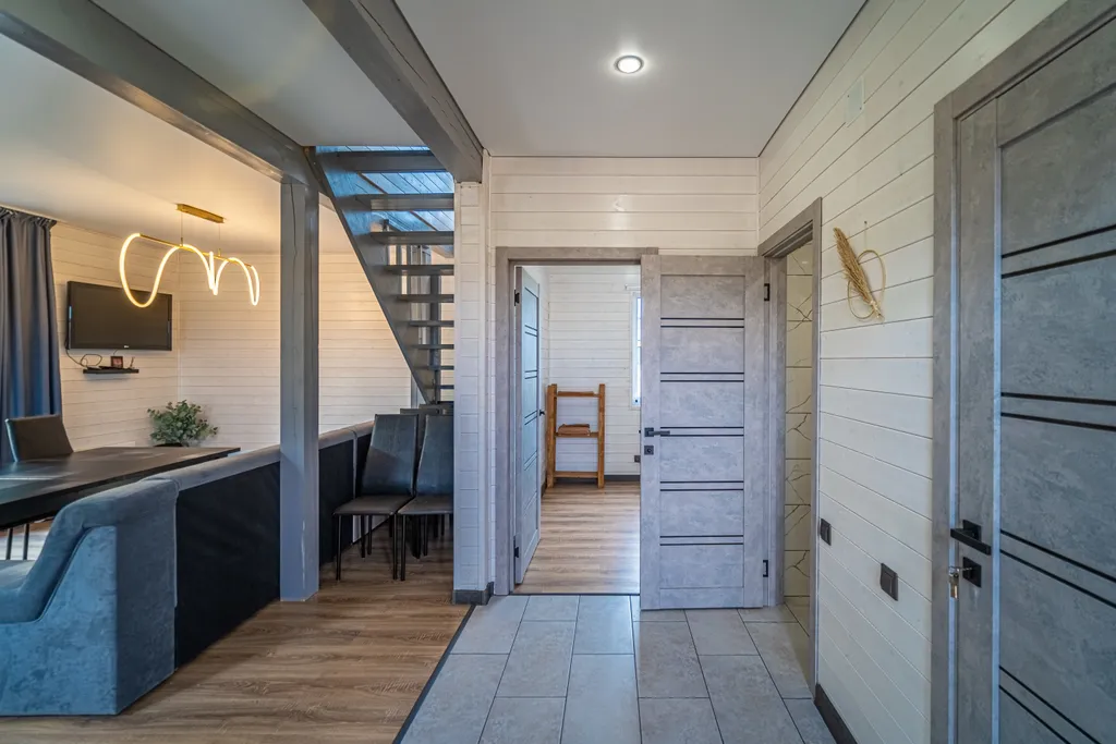 Уютный барн хаус с бассейном, баней и купелью ( барн 1)