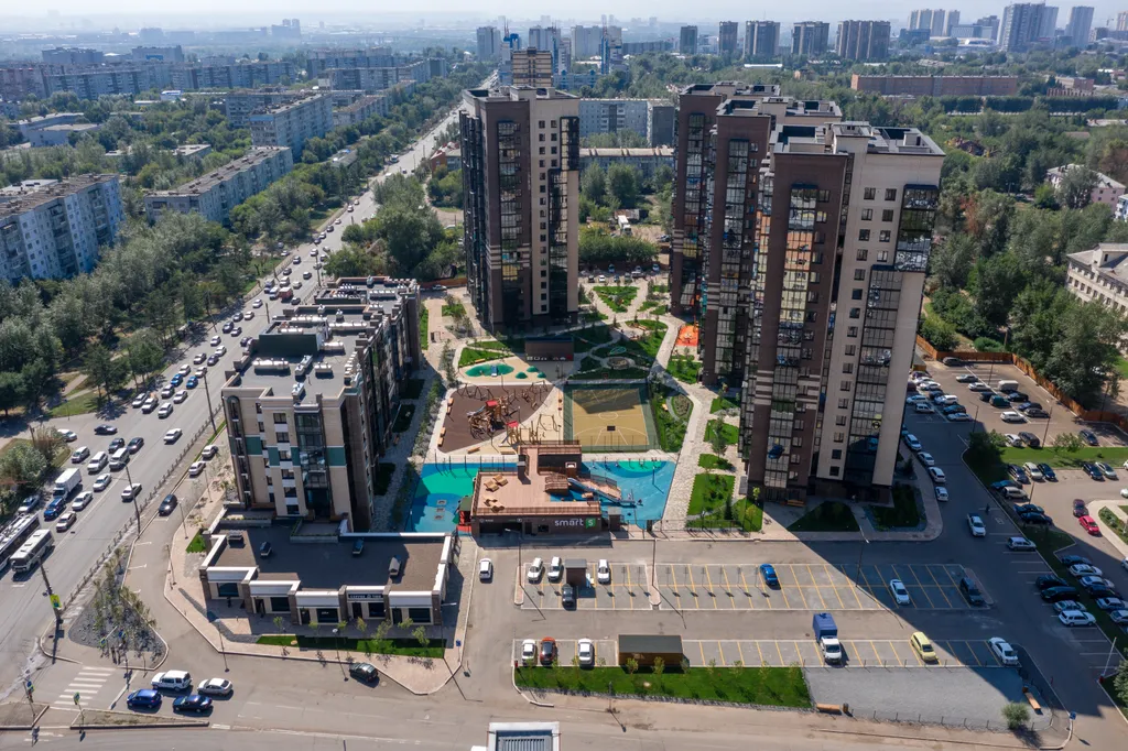 Квартира Уютная евро 2-комнатная квартира в современном жилом комплексе — Красноярск