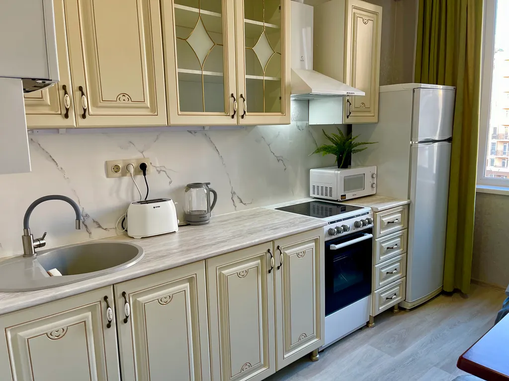 Уютная, светлая, полностью оборудованная 1-комнатная квартира