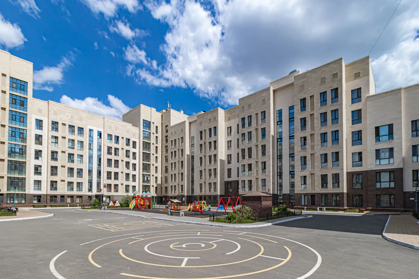 пандус, детский двор