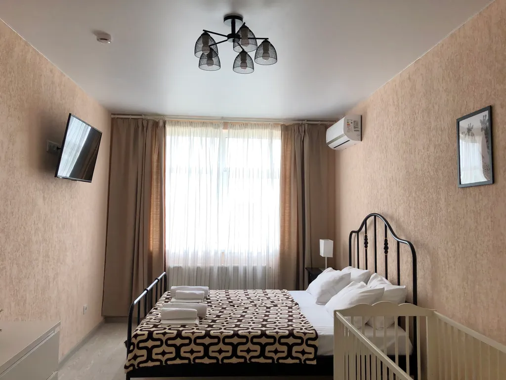 Квартира 1-комнатная квартира с детской кроваткой — Анапа