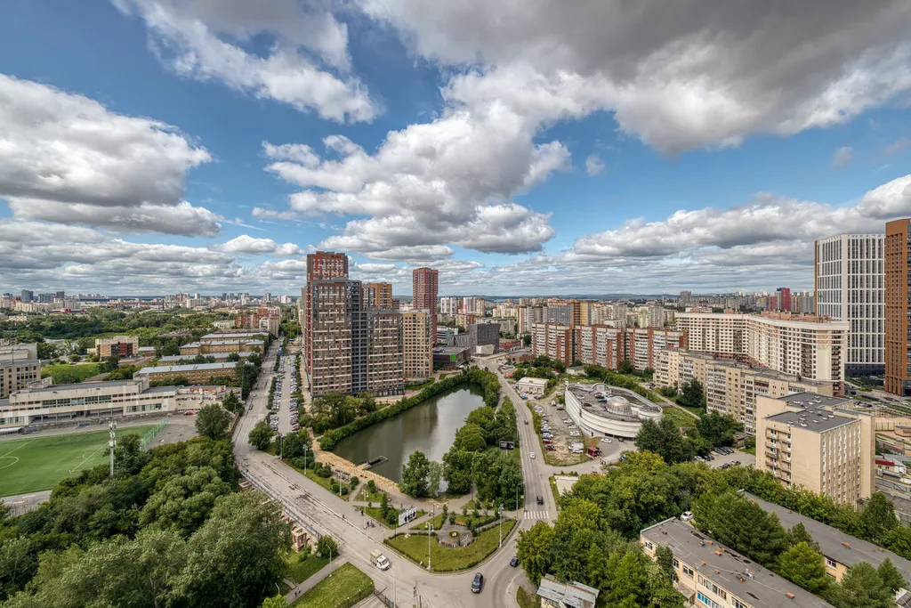 Квартира Квартира с потрясающим видом на город — Екатеринбург