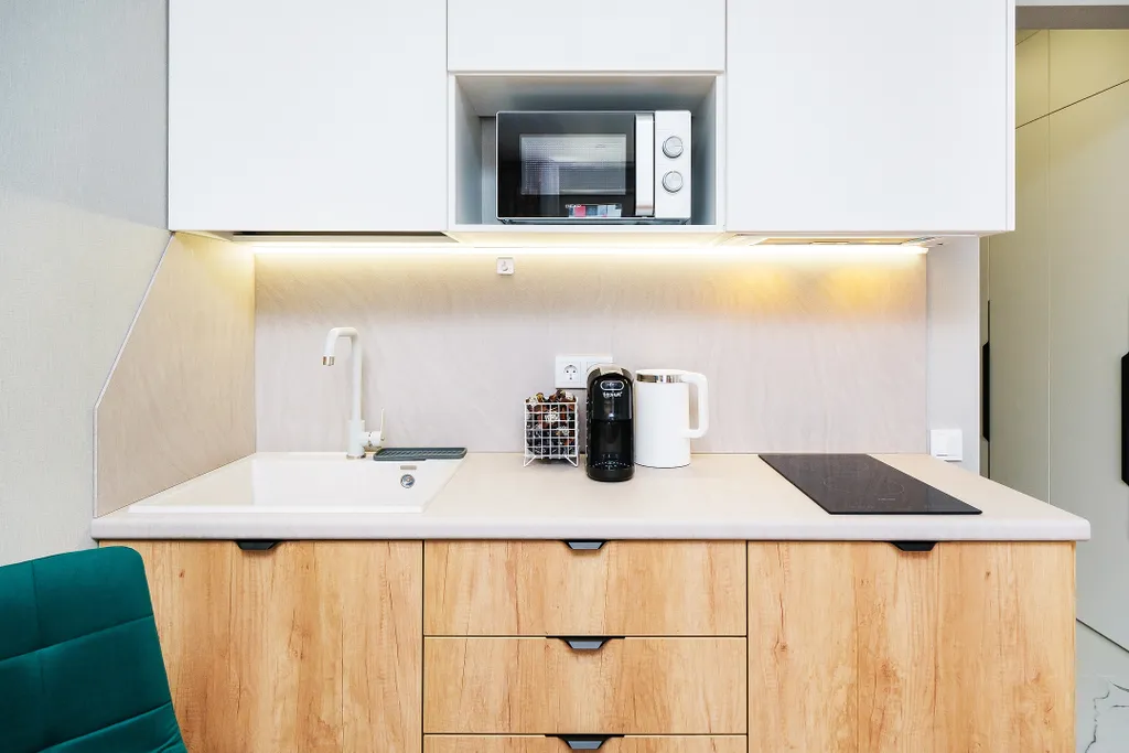 Уютная студия для двоих или с ребёнком