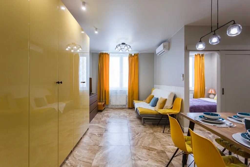 2комнатная квартира для 4 гостей около метро Павшино