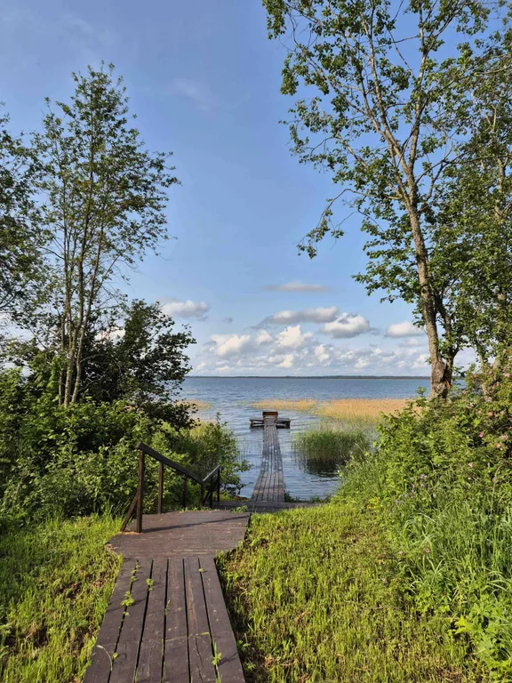 Домик на берегу озера