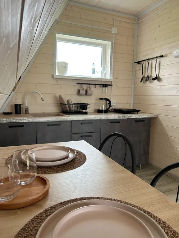 Новый a-frame с видом на море