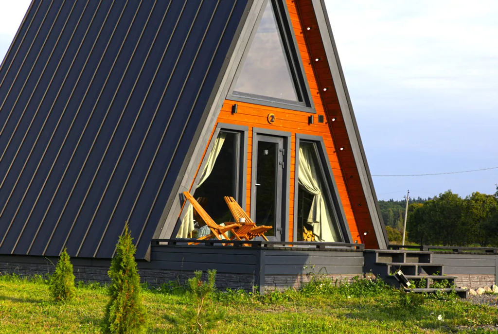 Коттедж Дом Афрейм светлый с подогреваемой купелью Лисичкино — Микли