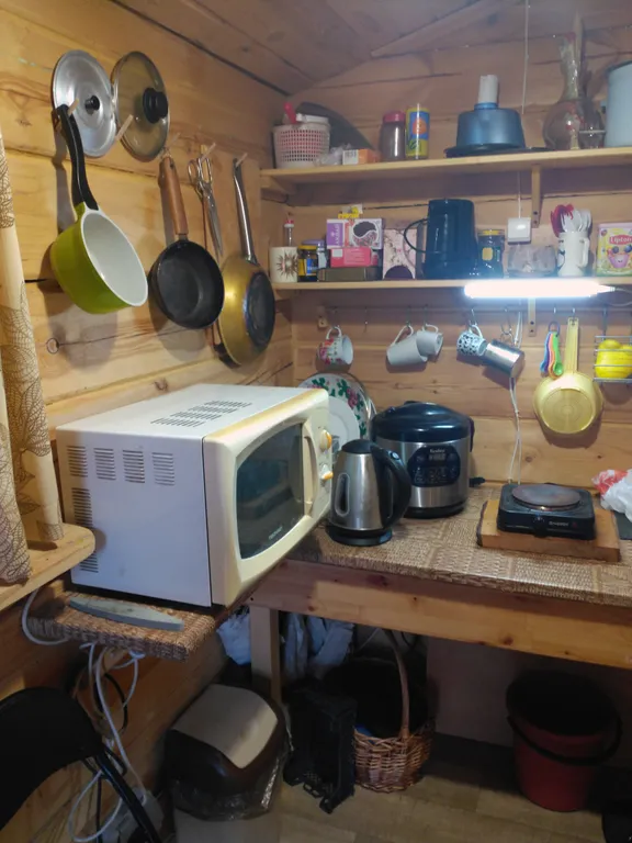 Дом с сауной и мангалом