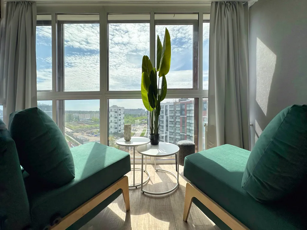 Квартира Видовая студия с шикарным видом около леса — аренда посуточно в Тольятти