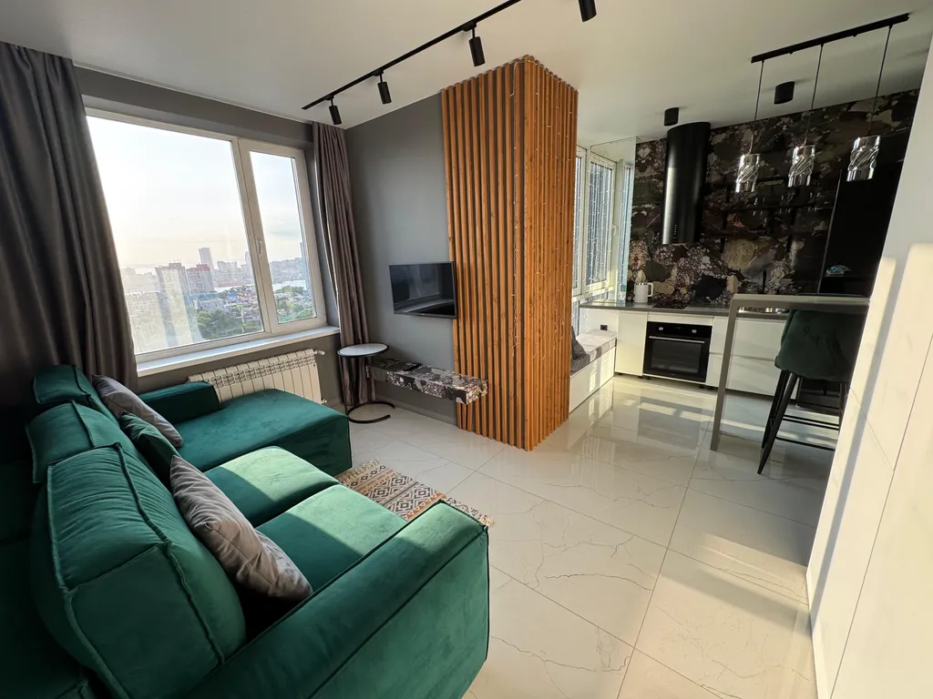 Квартира Студия в ЖК Морион с дизайнерским ремонтом и видом — аренда посуточно в Владивосток