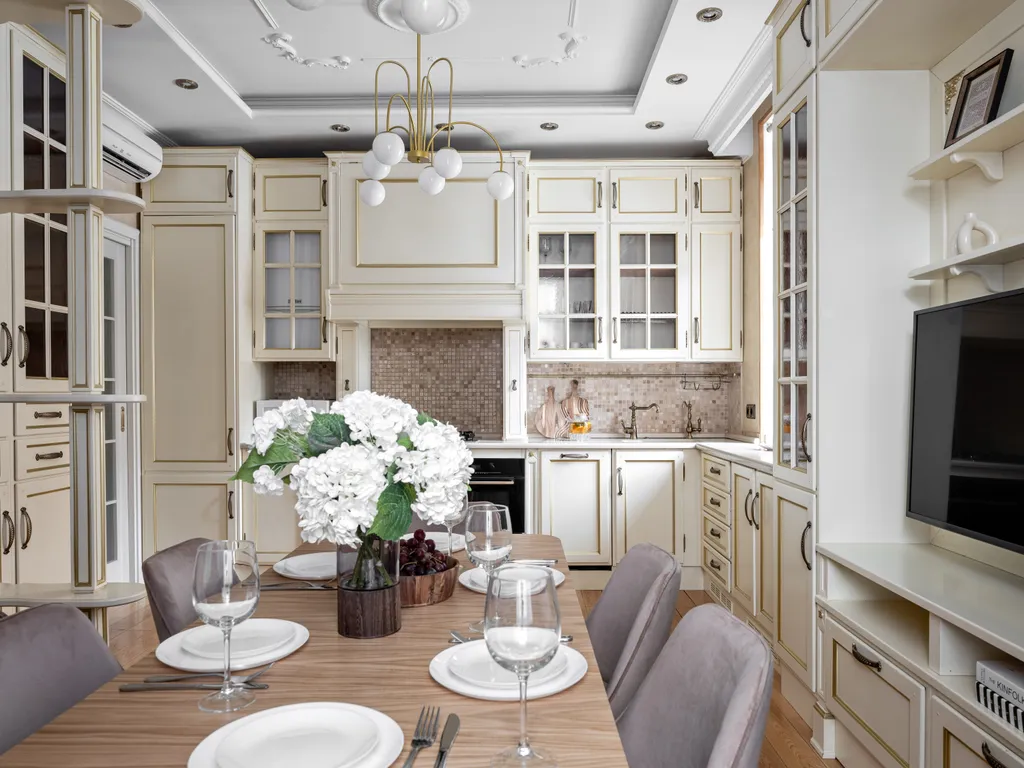 Квартира Модная Четверка с тремя ванными комнатами — Москва