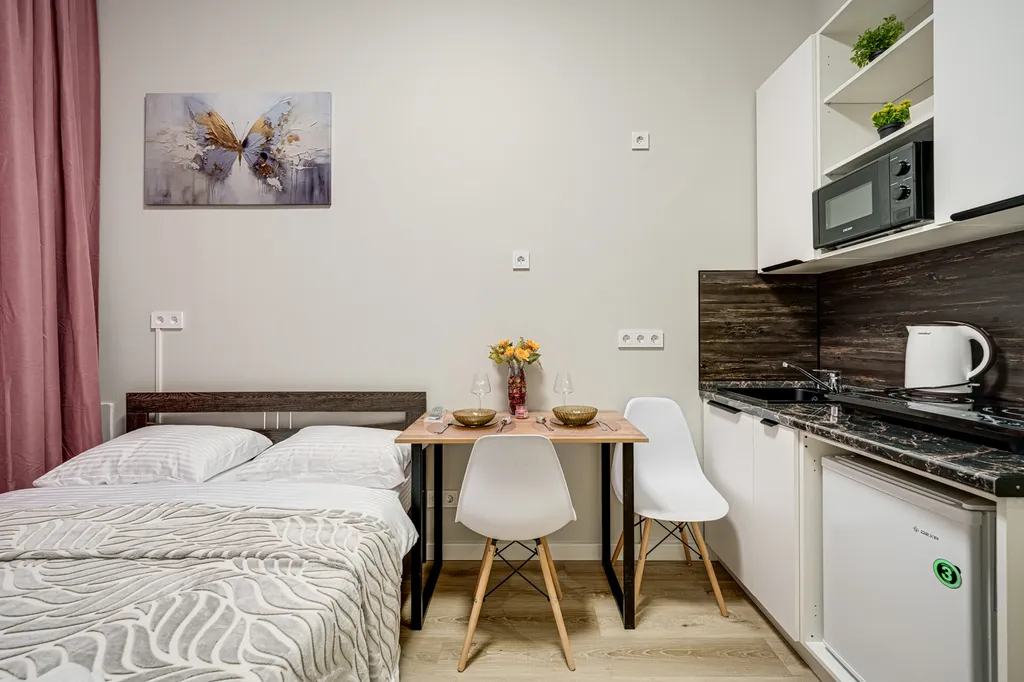 Квартира Квартира Дизайнерская студия у метро — Москва