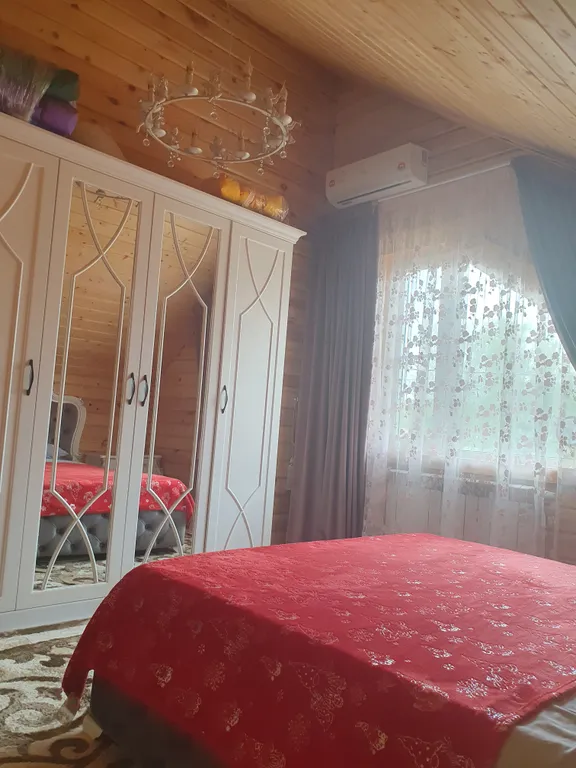 Уютный загородный дом из бруса с баней и чаном на дровах