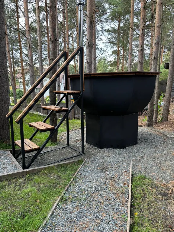 Уютный дом, баня на дровах, банный чан в сосновом бору Петрозаводска