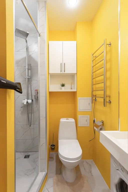 Yellow studio by the sea