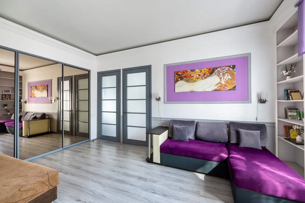 Квартира 4-ком квартира с видом на ночную Москву — Москва