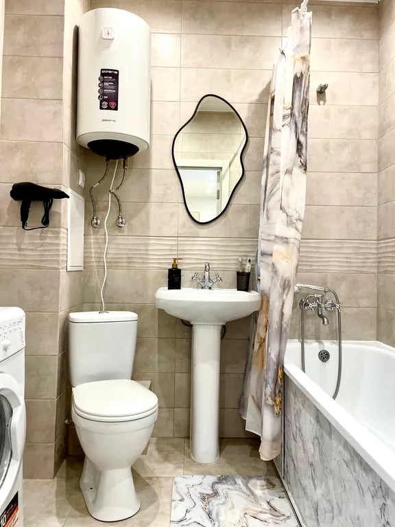 Большая квартира с красивым видом на город в новом ЖК