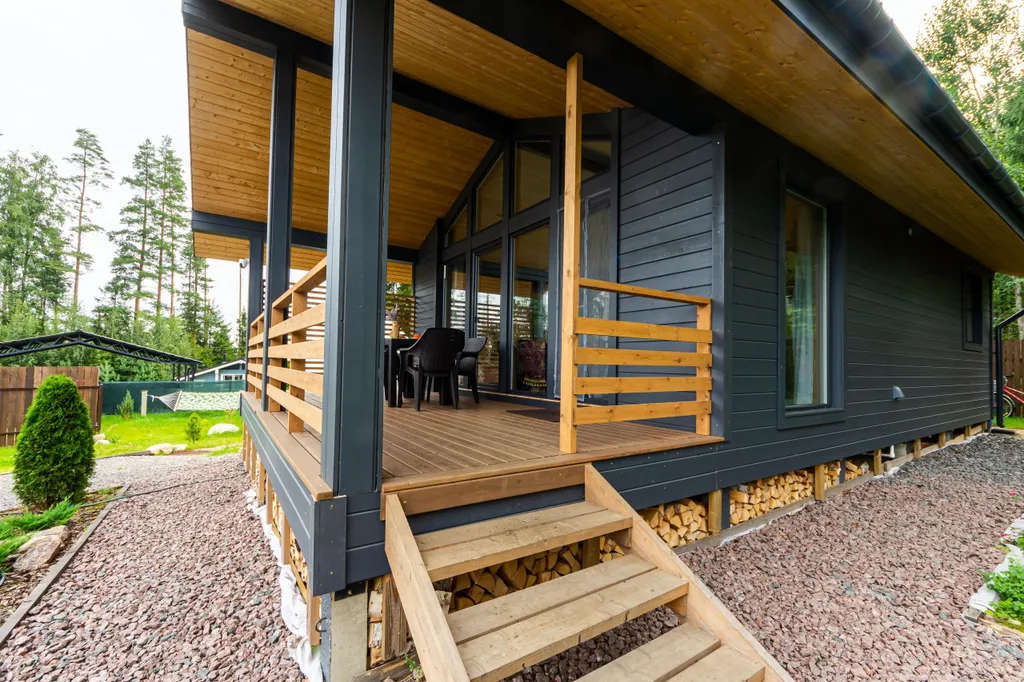 Коттедж Новый коттедж с сауной в сосновом лесу — Санкт-Петербург