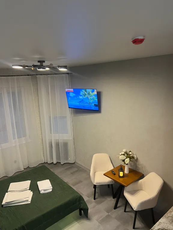 Уютная студия с видом на горнолыжный комплекс