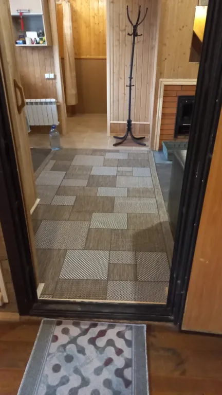 Дом-баня на дровах в деревне