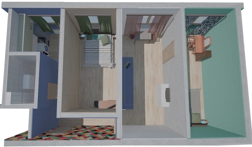 Удобная 3-комнатная квартира