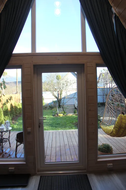 Spa-отдых в гостевом доме в стиле A-frame с отдельным двориком