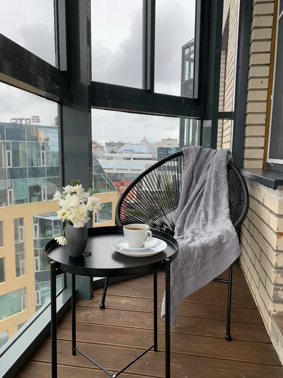 Стильная квартира с видом на Двину