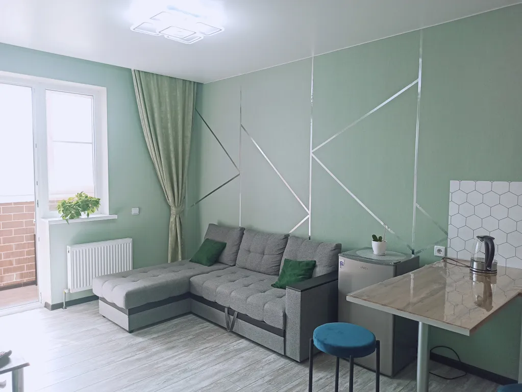 Квартира Квартира Уютная евродвушка в ЖК самолёт — Краснодар