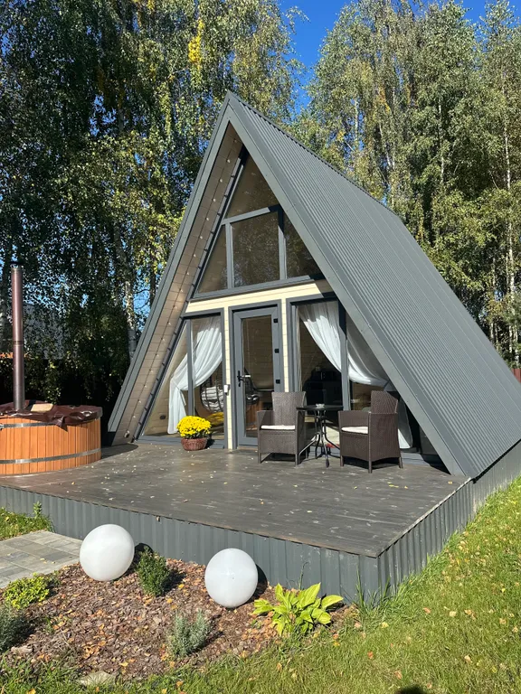 Треугольный домик в 14 км от Минска