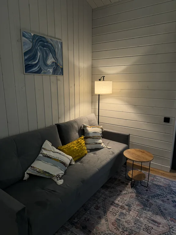 Коттедж Уютный коттедж с сауной и купелью — Бугры