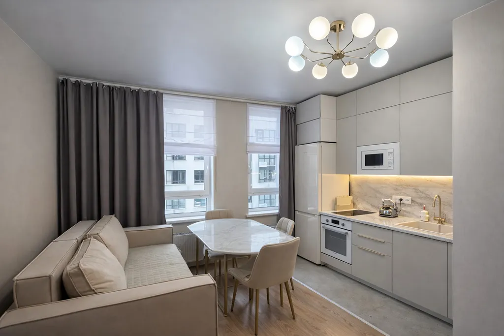 Продуманная 2-х комнатная квартира с ванной