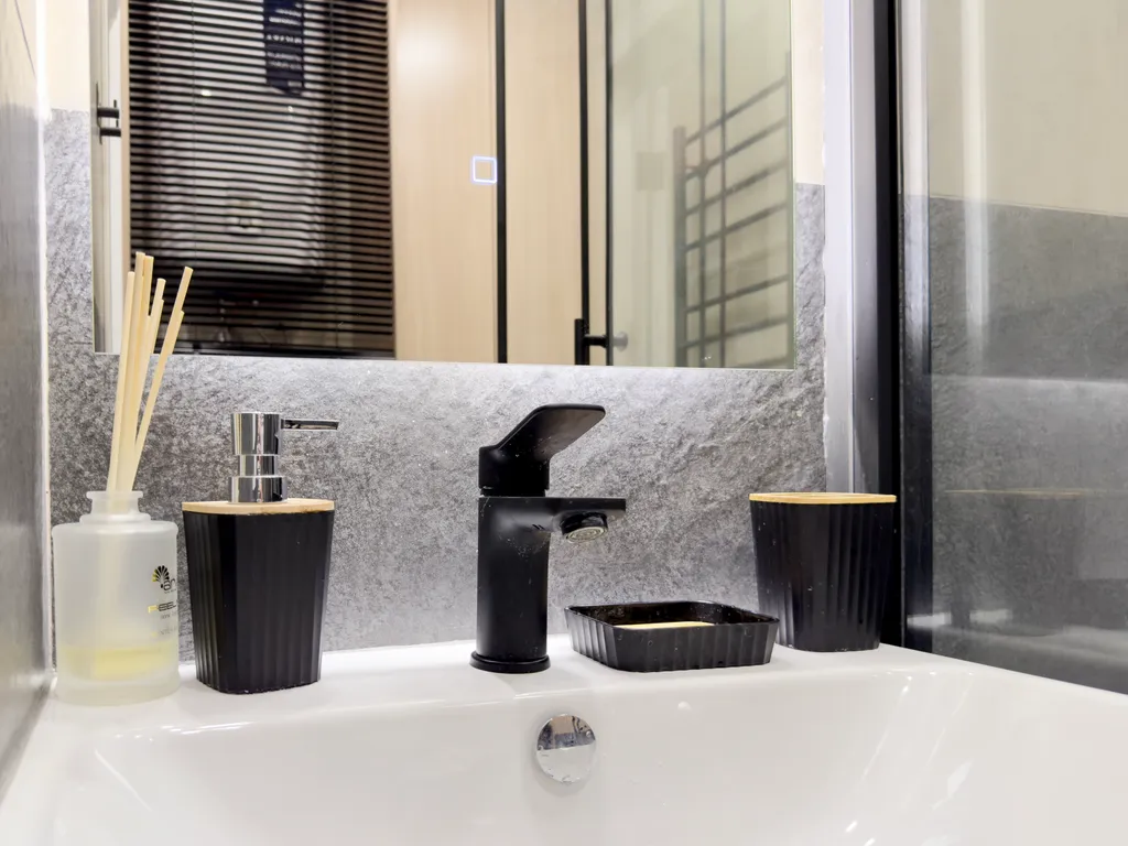 Квартира Квартира Дизайнерская студия для пары, вид на Москва-сити — Москва