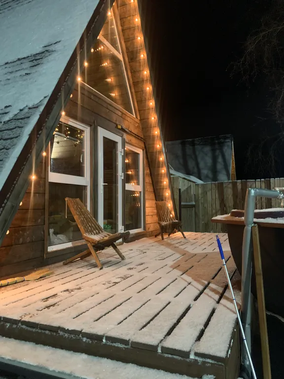 Треугольный дом лофт