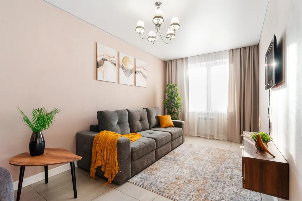 Евро-двушка в новом ЖК - до 3 гостей