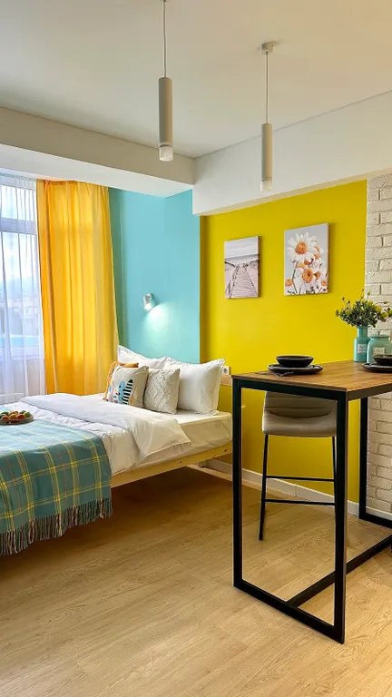 Квартира Студия Bayhouse в 2 минутах от метро Б.Момышулы для 2х гостей — аренда посуточно в Алматы