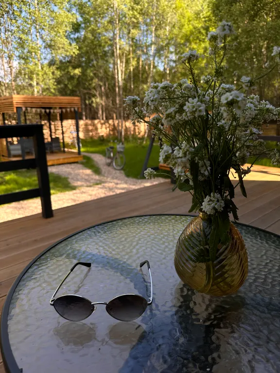 Дом в стиле a-frame в лесу в 10 км от Смоленска рядом с р. Днепр