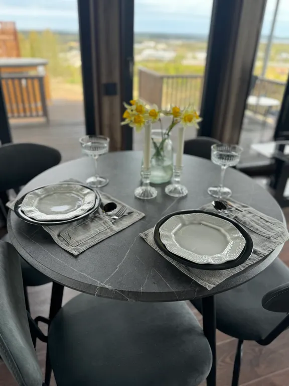 Уютный дом с купелью Фурако прекрасным видом на Онежское озеро и город