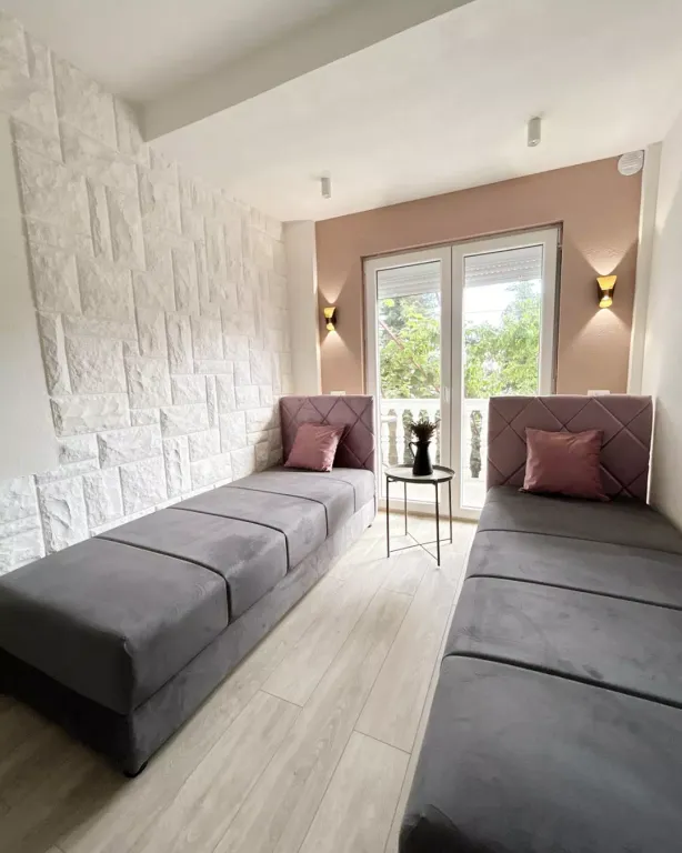 Апартаменты с 2 спальнями на берегу Адриатического моря