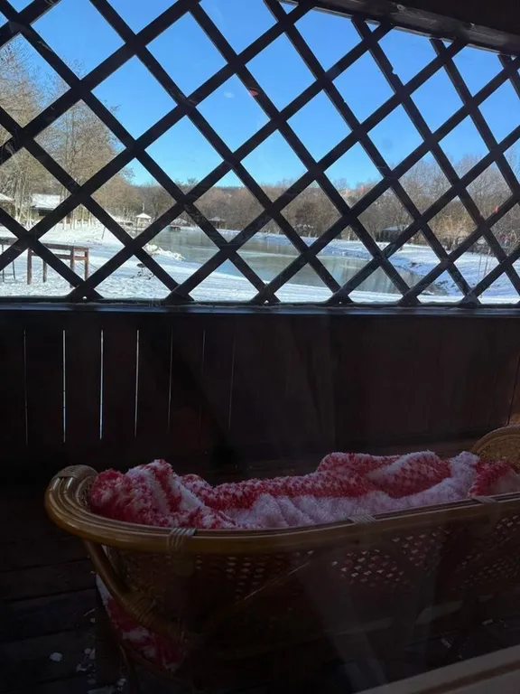 Домик возле озера