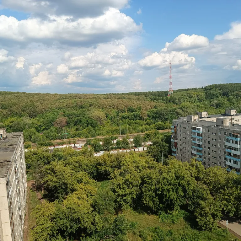 Квартира с видом на горы с 14 этажа