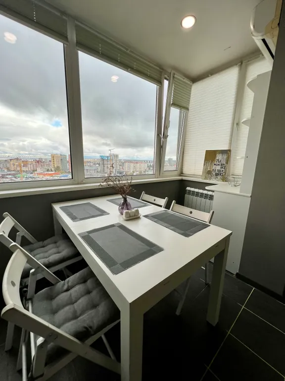 Квартира с видом на город