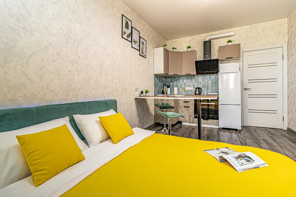 Квартира Квартира Уютная и комфортная студия в комфортабельном Любимово — Краснодар