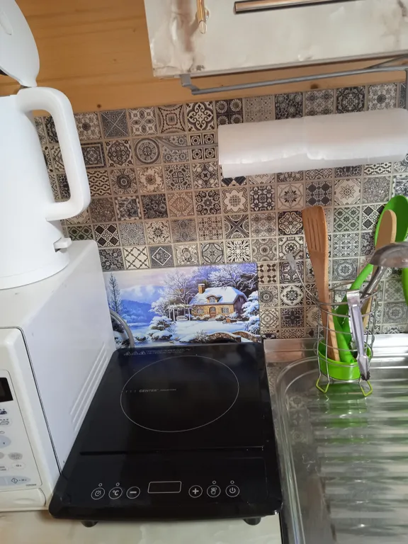 Дача на горке с видом на горы