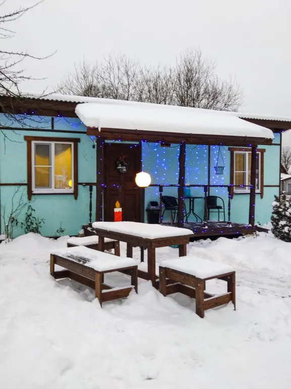 Уютный домик с баней