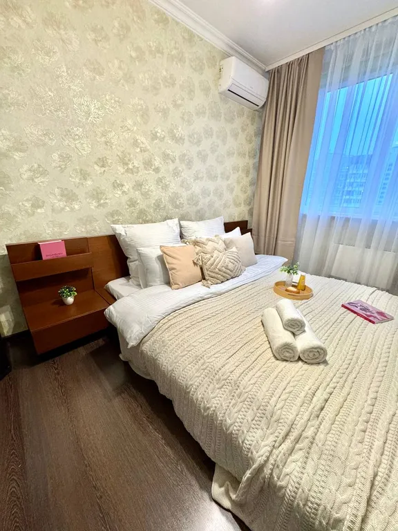 Снежные узоры на крышах с высоты 10-го этажа