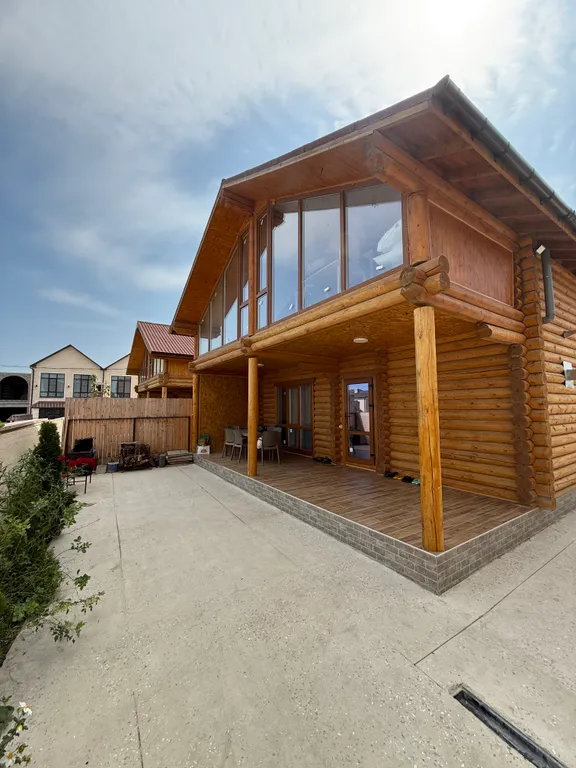 Коттедж Дом из брусьев с сауной и с видом на море — аренда посуточно в Зеленоморск