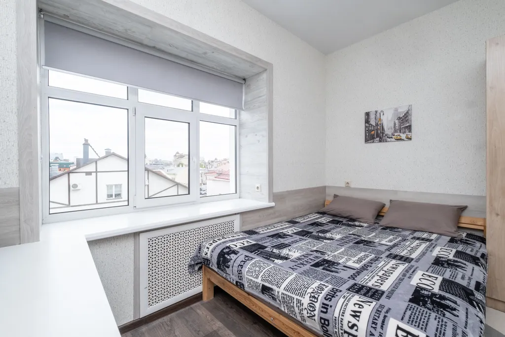 Современная студия с видом на исторический центр