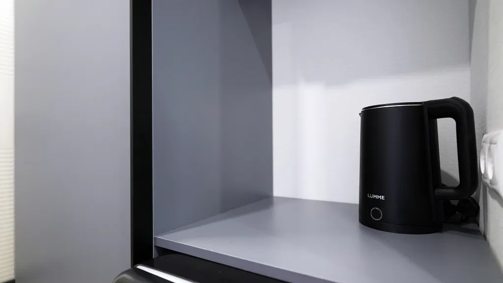 Студия с двуспальной кроватью, есть wifi и кондиционер