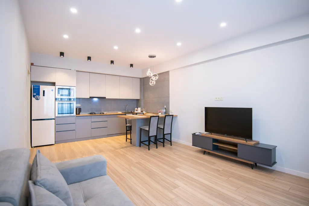 Новые 2BR апартаменты с панорамным видом на город, Реку Кура и горы