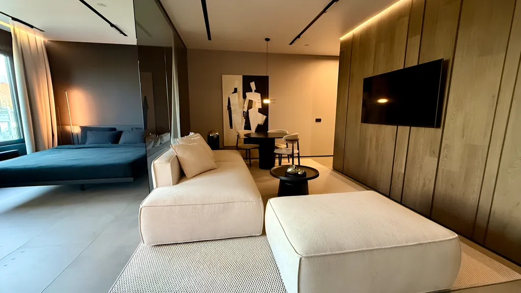 Новогодние дизайнерские апартаменты в центре Ижевска